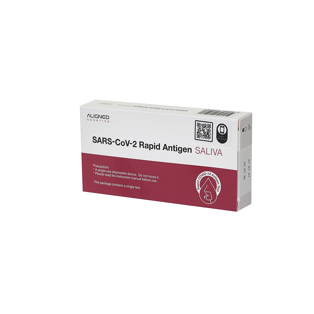 SARS-CoV-2 Rapid Antigen SALIVA тест на ковид в слюне человека